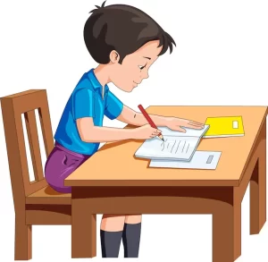 Posture While Writing - Jawahar Global Academy