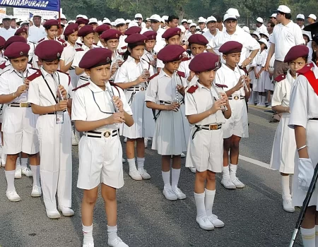 Best CBSE School in Ashok Nagar - Road Safety Patrol – VII